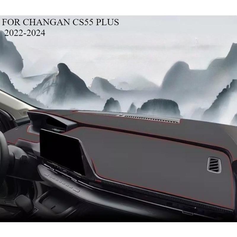 FOR CHANGAN CS55 PLUS -2024 Car Dash Mat Dashmat Dashboard Mat Cover Sun Shade Dash Board Cover Carpet  Accessories