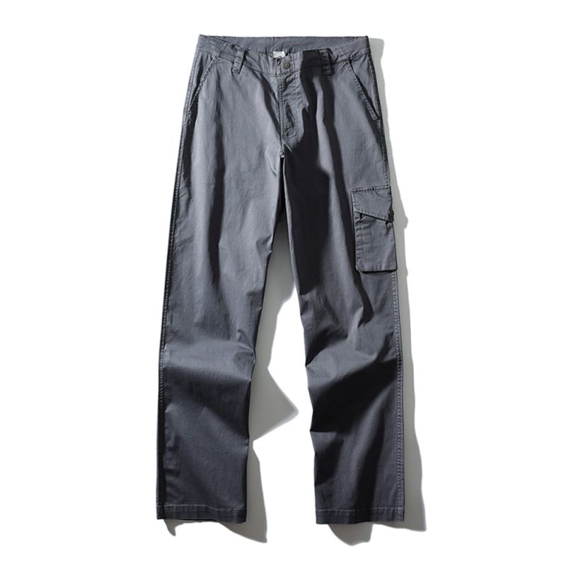 American Style Cargo Pants 2024 New Arrival Men's Spring and Autumn Straight-leg Pants Export Export Tail Single Cut Label Men's Casual Pants
