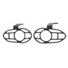 Motorcycle Front Turn Signal Light Protective Cover Black Front Turn Signal Indicator Light Grill Protector Cover