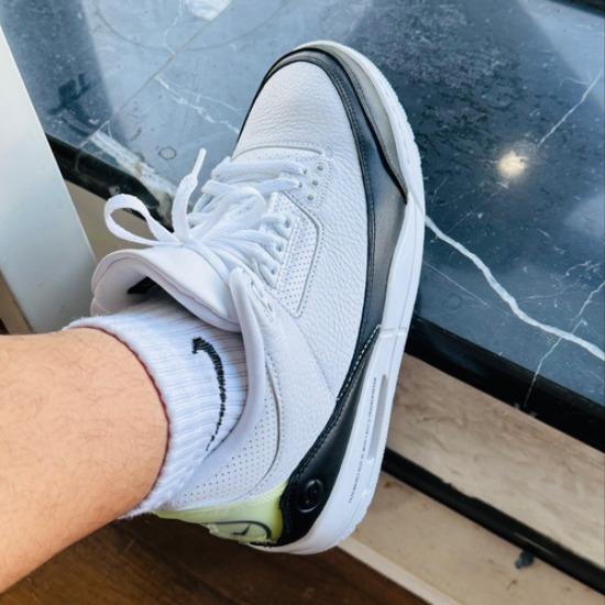 Air Jordan 3 Retro SP x Fragment Design Mid White Jordan 3 AJ3 DA3595-100