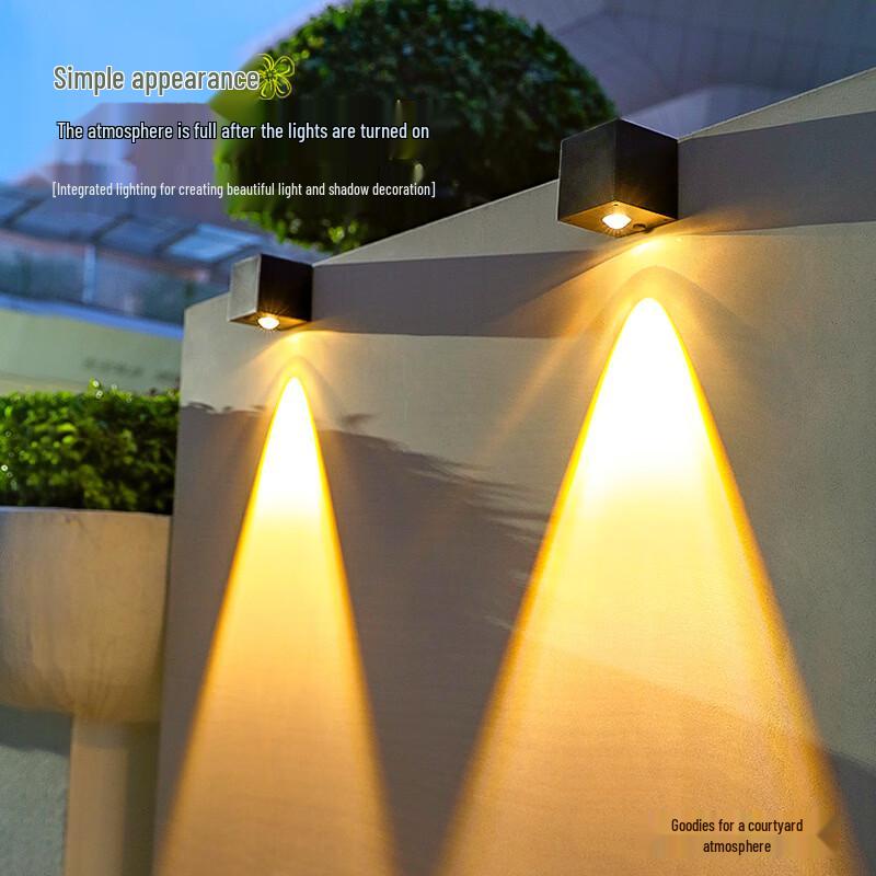Nufeng Upgraded High Brightness Solar Outdoor Wall Light