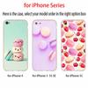 Macarons Cake Soft Silicone Case For iPhone 13 11 12 Pro X XS Max XR 6 6S 7 8 Plus SE Mini Cover