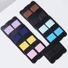 2Pcs Double Slots Leather Pen Organiser Adhesive Pen Organiser with Double Elastic Bands for Hardcover Notebook Planner