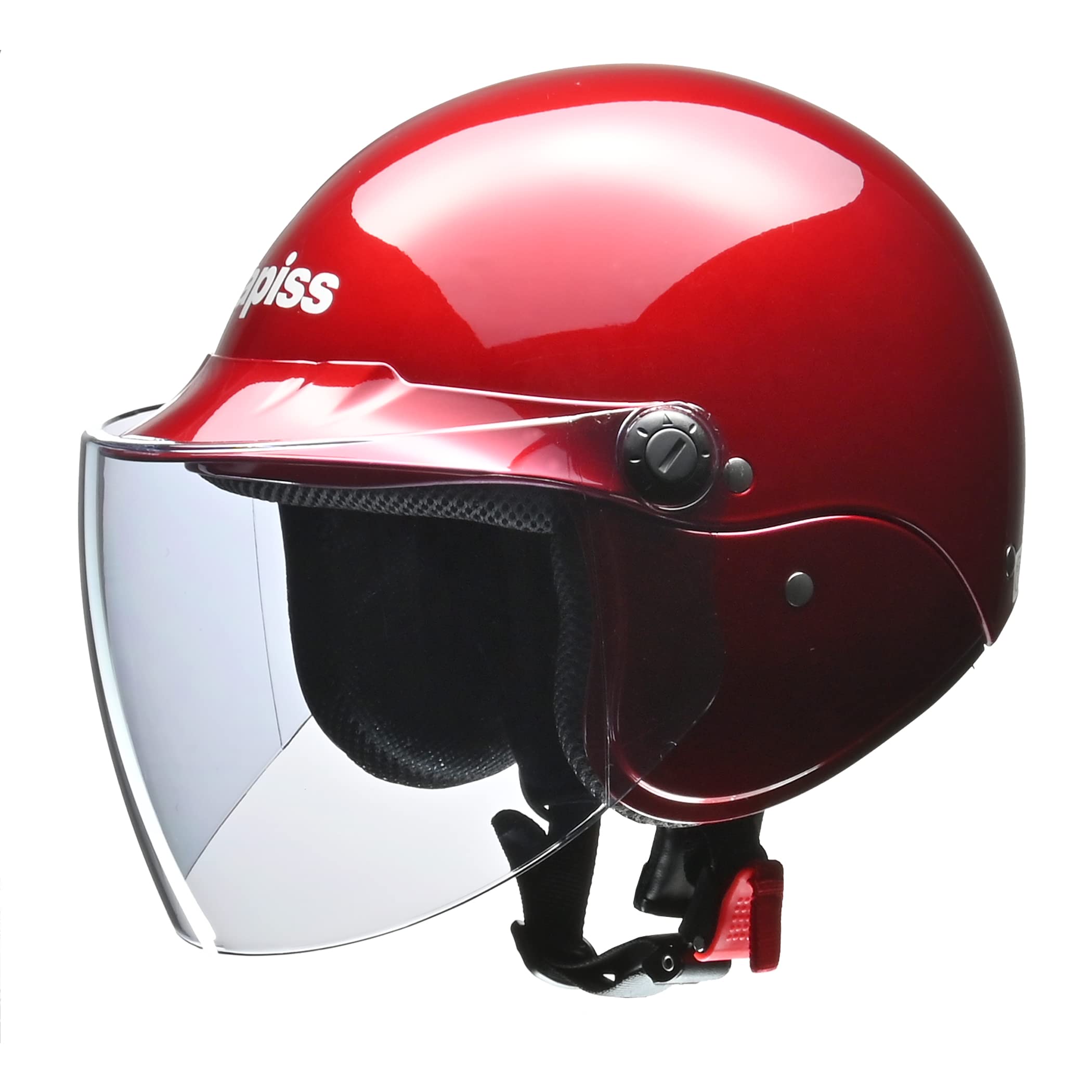 

Мотоциклетный шлем LEAD Candy Red Free Under Semi-Jet AP-603 57~60 см