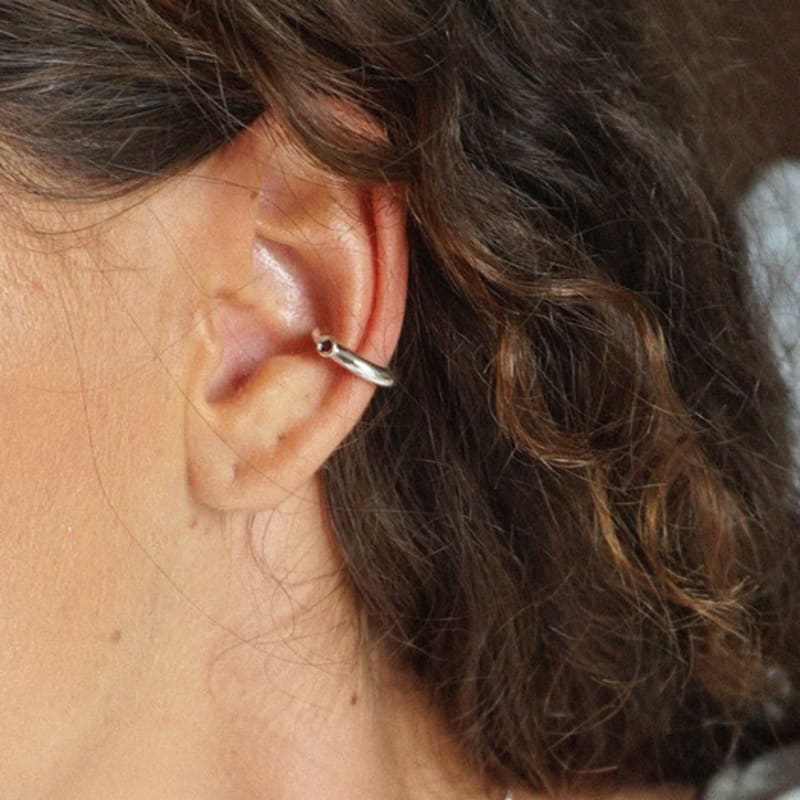 OURPIERRE PICO EARCUFF SILVER