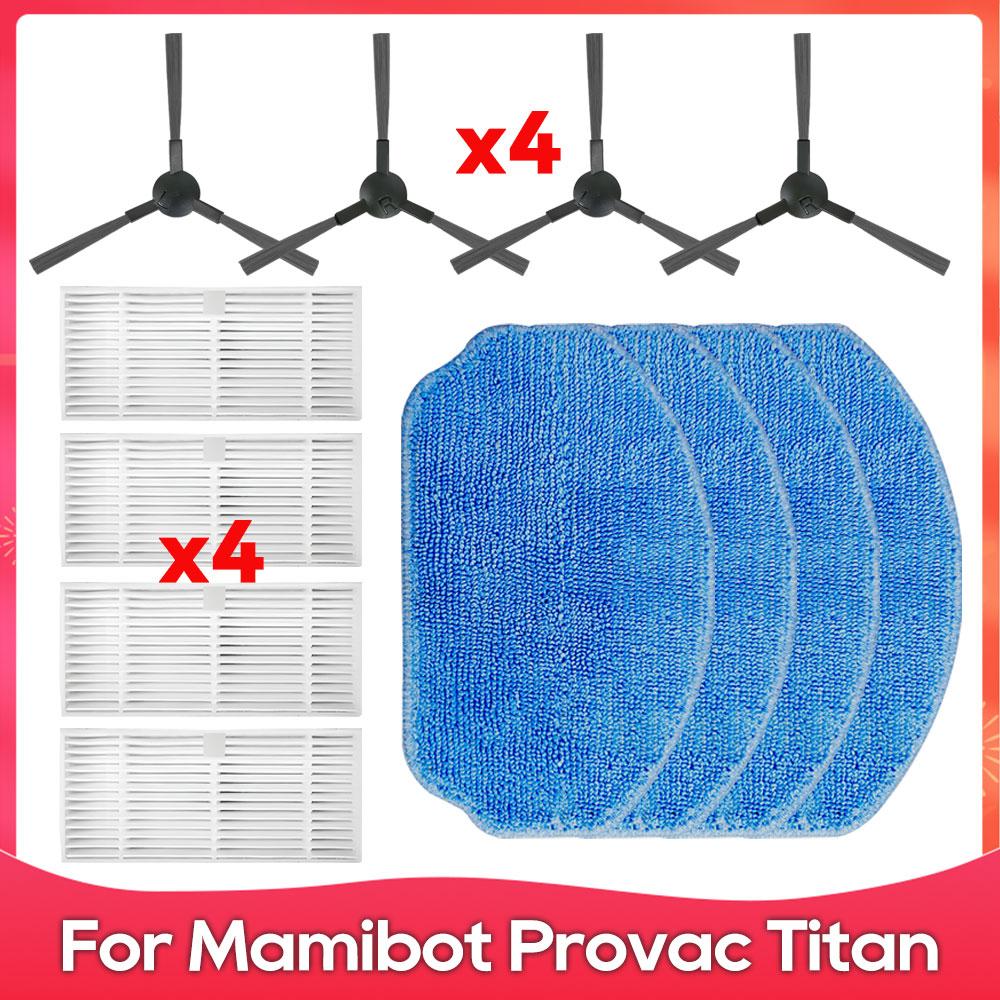 Fit For ( Mamibot Provac Titan, Midea VCR04W, i2A, Kabum Smart 100 ) Side Brush Filter Mop Robot Vacuum Cleaner Accessory Part