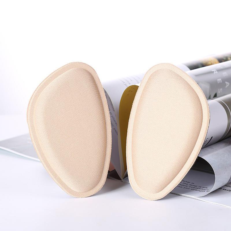 1Pair Women Forefoot Pad Pain Relief Insert Half Size Insoles Non-Slip Cushion Shoe Breathable Sweat Absorbing Foot Pads