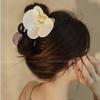 Bohemia Barrettes Flower Hair Claw Ponytail Clip Large Shark Clip Butterfly Orchid Hair Clip  Beach