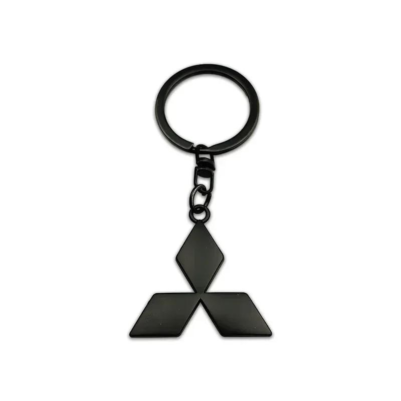 Car Key Ring Buckle Keychain Pendent Keyrings for Mitsubishi Ralliart ASX EVO Lancer Montero Delica Pajero Galant Eclipse Cordia XT4