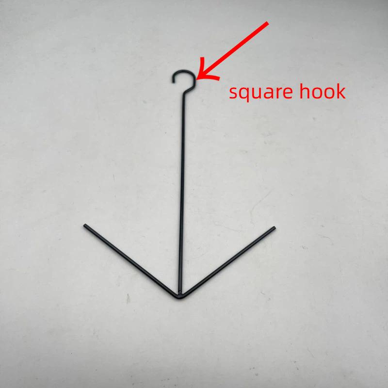 Metal Hanging Bird Fruit Feeder Hook Outdoor Garden Oriole Bird Feeder for Orange Slices Fruit Perch Creative V-Shaped