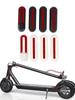 4pcs Scooter Front Rear Wheel Tyre Cover Hubs Protective Shell Case Sticker Tool for M365 Outdoor Scooter Parts Accessories