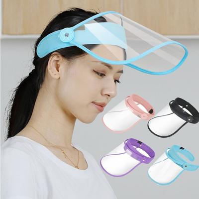 Breathable Clear Face Cover Transparent Face Protection Splash Guard Full Face Shield  Cycling
