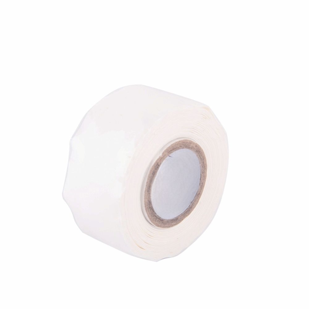 Insulating Self Adhesive Silicone Tape 1 Inch Width White Color Silicone Repair Tape 10 Feet Length Insulating Tape