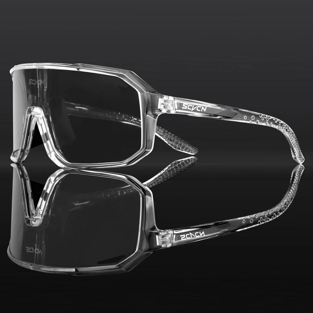 SCVCN Cycl Brillen Photochrome Radsport Sonnenbrillen Herren UV400 Brillen Sport MTB Outdoor Brillen Fahrrad Brillen Damen Sonnenbrillen