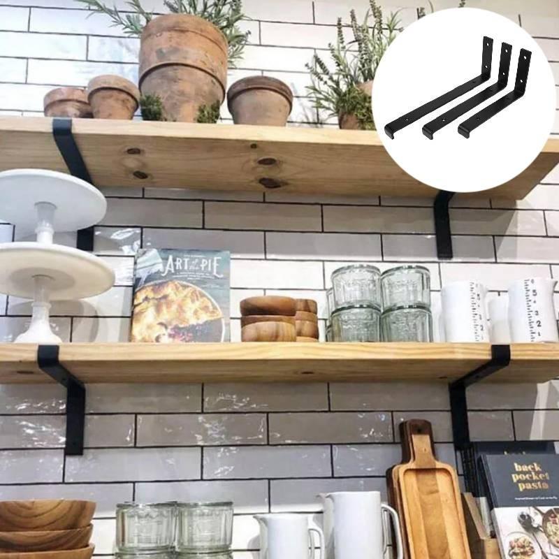 Shelf Wall Brackets Rustic Heavy Duty Industrial Scaffold Board Tool Support