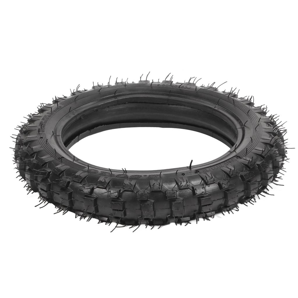 2.50x10in Tire Inner Tube Set with TR13 Straight Valve Stem for 50cc 70cc 90cc 110cc Mini Dirt Pit Bike