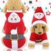 Winter Santa Claus Small Dogs Dog Jacket Christmas Dog Clothes Pet Clothing Puppy Coat