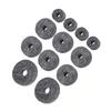 23Pcs Drum Felt Pad Cymbal Kit Non Slip with Base Wing Nuts Washer Percussion Accessories
