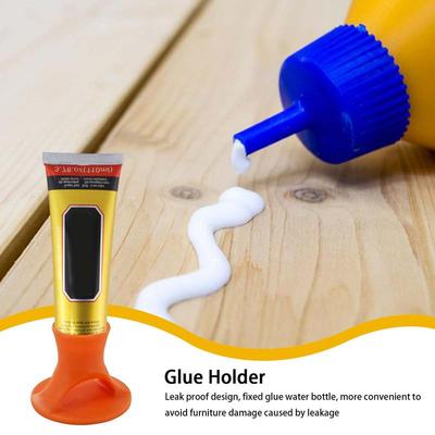 Portable Glue Stand Glue Bottle Holder Universal Mini Glue Holder Stable Base Heavy Duty Craft Liquid Container Stand