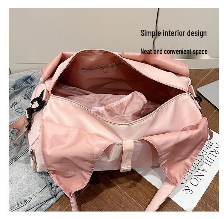 Large Capacity Travel Duffel Bag with Wet/Dry Separation for Yoga, Dance, and Fitness