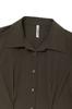 CURRENT Pintuck Detail Fitted Shirt [Brown]