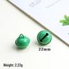 22mm Painted Candy Color Metal Bells for DIY Jewelry, Keychains, Ornaments, and Small Pet Accessories.