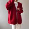Women's Loose Knit Cardigan Coat - 2025 Spring/Autumn Korean Style