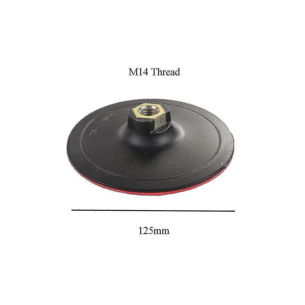 2025 125mm 10-Piece Round Sanding Discs Set with Padded Drilled Adapter for Gravel Shackle Sanding Pads