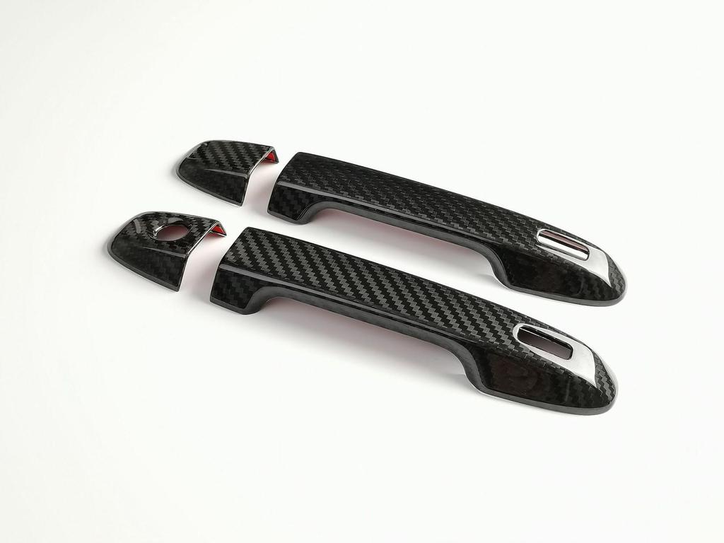 Carbon Fiber Outer Door Handle Shell for Toyota 86 - Dry Carbon Interior & Exterior Trim
