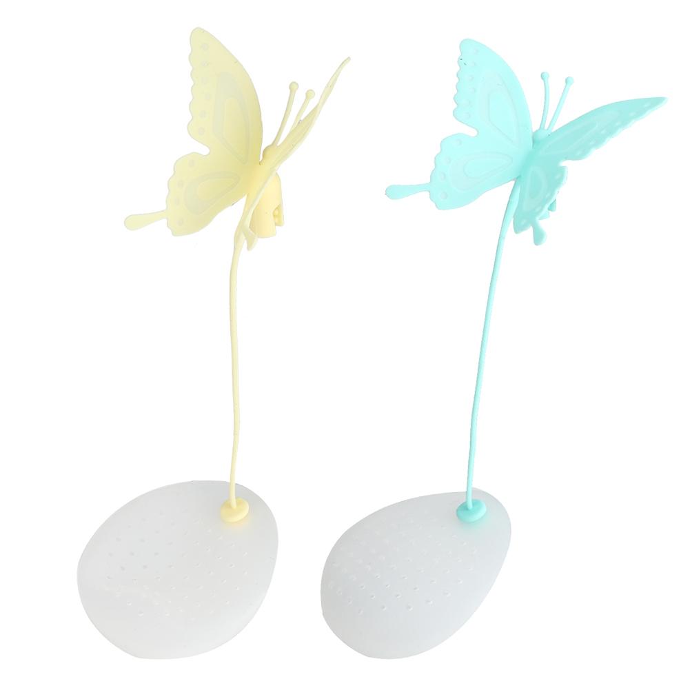 Beautiful Silicone Loose Leaf Tea Infuser Strainer Filter Tea Making Tool Kitchen Accessory