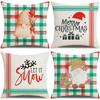 Christmas Pillowcase Combination Multi-patterned Cushion Party Festive Sofa Living Room Pillowcase Pillowcase