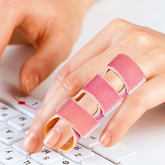 Finger Splint Adjustable Finger Support Brace Universal Finger Stabilizer Broken And Trigger Finger Straightener for Arthritis Sprain Pain Relief