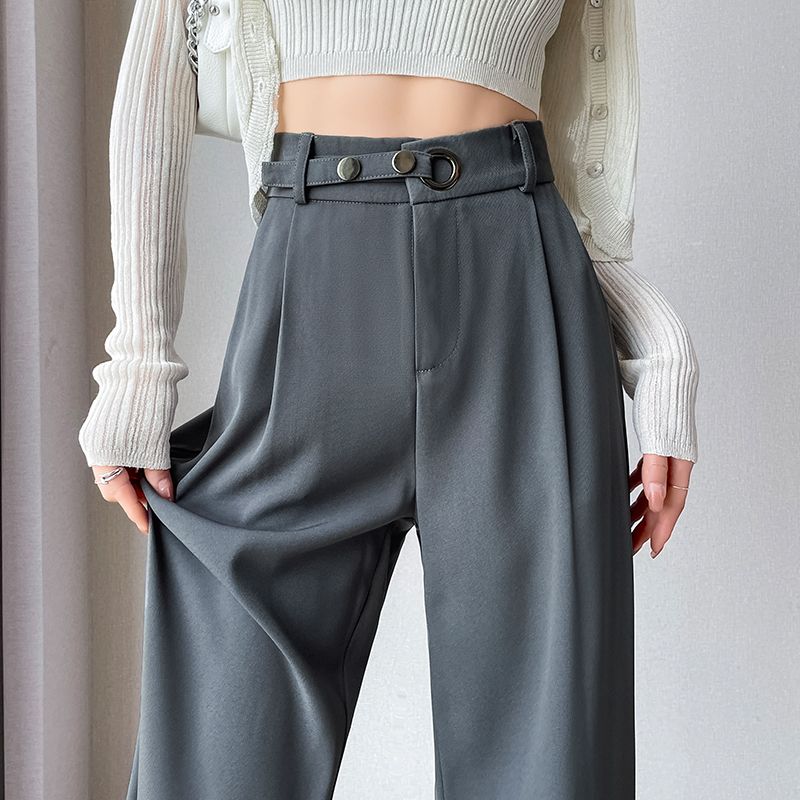 

Gray Thin Classy Drape Small Suit Pants Gray/Small S