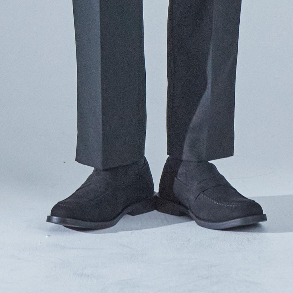 [PASCOROZEN] JC2304 Carlton Suede Penny Loafer Black, JC2304, 7000031807, Popular Korean Shoes
