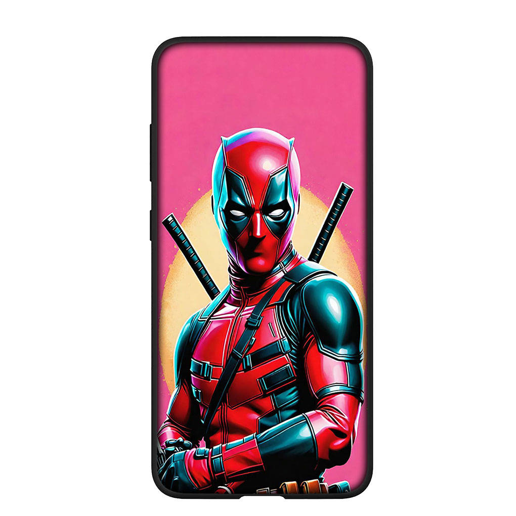 Custodia per Telefono per Samsung Galaxy S25 S24 S23 iPhone 16 15 Xiaomi Redmi Note 14 13 12 16E X 11 Pro Max OPPO Moto Huawei Marvel Comics Wolverine Deadpool
