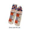 Sweet Floral Print Mid-calf Socks Ultra-Thin Crystal Silk Socks  Casual Wear