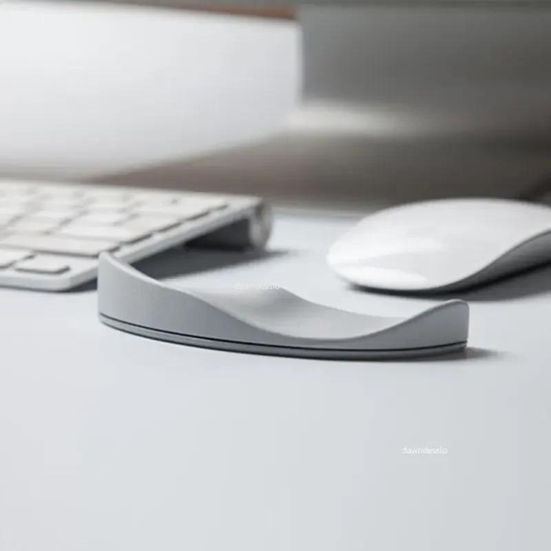 Mouse Pad Ergonomic cu Suport pentru Încheietura Mâinii, Gel Siliconic, Antiderapant, Design Aerodinamic, Suport pentru Încheietura Mâinii, Covoraș Suport, Mousepad pentru Computer, pentru Birou, Jocuri PC