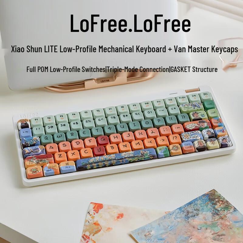 Lofree Flow Lite Low-Profile 84-Key Mechanical Keyboard