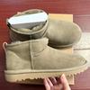 Winter Women Men Real Sheepskin Snow Boots Classic Natural Fur Wool Lined Short Ankle Boots  2026 New Design Warm Non-slip Shoes