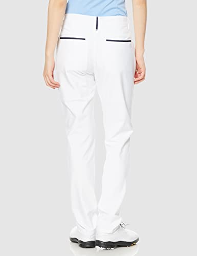 FootJoy Modern Classic Water-Repellent Stretch Long Pants, White, Women's, Medium, 80572-M