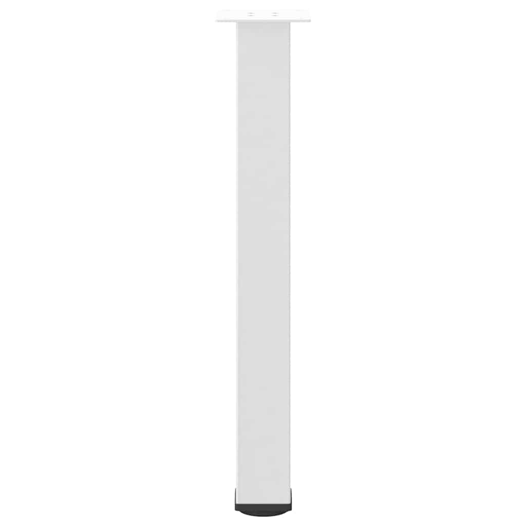 Vidaxl Nogi Do Stolika Kawowego, 4 Szt., Biale, 72-74 Cm, Stal