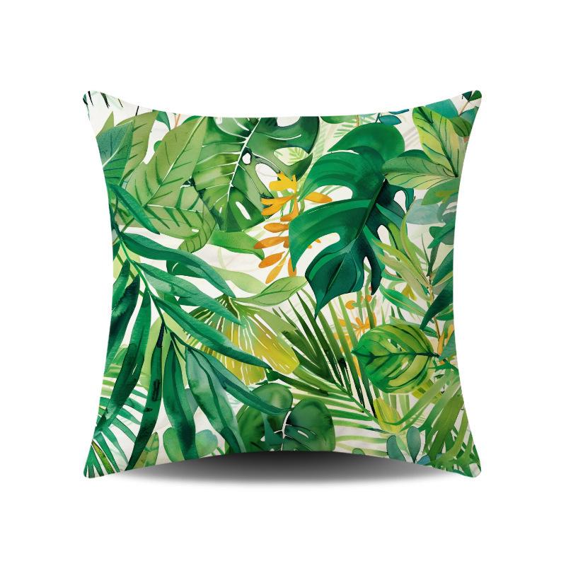 Sommer Tropische Pflanze Monstera Deliciosa Elemente Klein Frisch Heimdekoration Schlafzimmer Wohnzimmer Büro Kissen