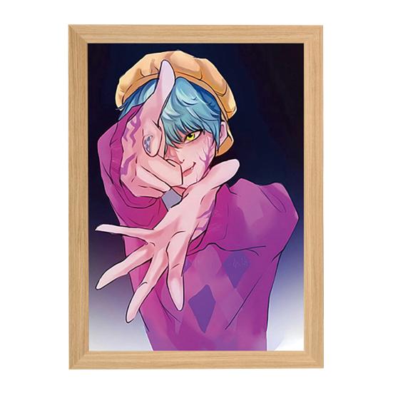 

Painting Lamp Rechargeable LED Light Glowing Wall Art Light Vibrant Color Art Illumination Night Light Direct Power