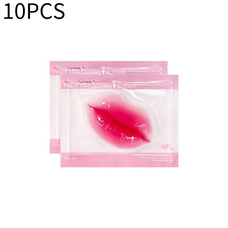 10 шт. Горячая Распродажа Увлажняющий Уход от Морщин Кристаллическая Коллагеновая Маска для Защиты Губ Ночная Маска для Губ 9.5 * 11cm