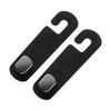 Hidden Car Back Seat Hook Headrest Suede Leather Soft Hanging Hook 20kg Load-Bearing Wear-Resistant Rear Row Storage Hanger