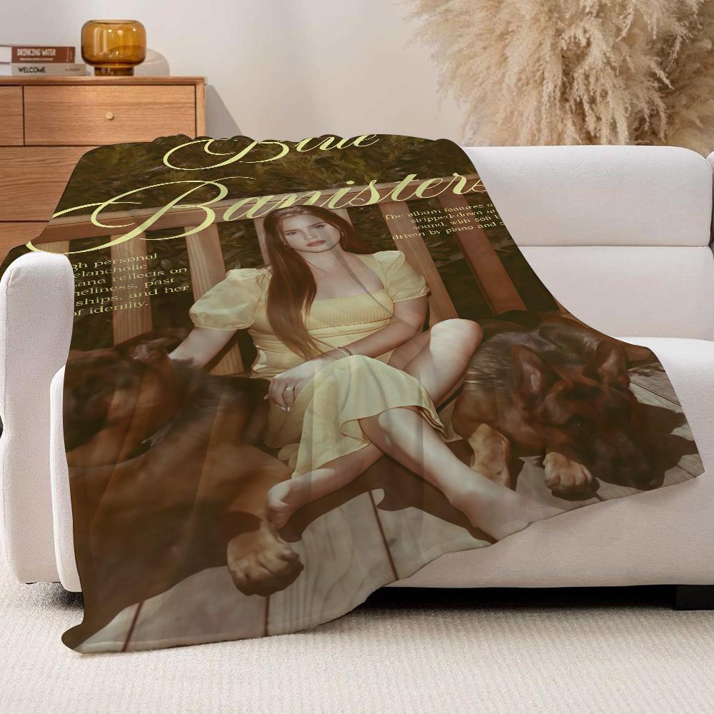 American singer L Lana D Del R Rey Blanket For Sofa Office Bed Plane Travel Sleep Read Relax Camping Soft And Warm