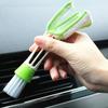 1pcs Car Cleaning Brush Air Conditioning Vent Brush Cleaning Air Outlet Vent Wash Brushes Universal Car Interior Detailing Tools