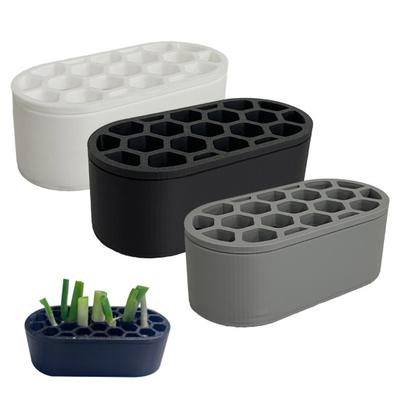 Scallion Planter Hydroponic Propagation Station Multi-Hole Scallion Regrowth Planter for Home Kitchen Countertop
