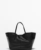 MASSIMO DUTTI Medium Napa Leather Tote Bag
