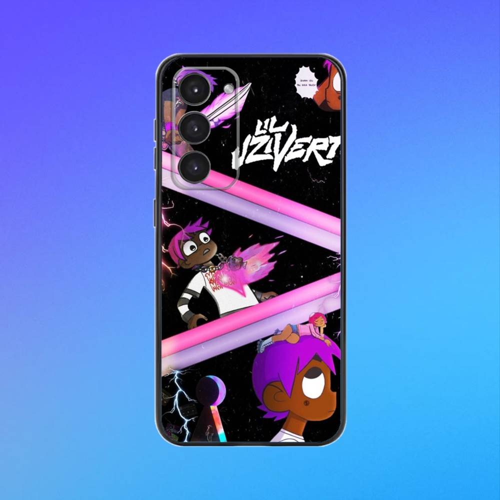 Rapper Lil Uzi V-Vert Phone Case For Samsung A73,A72,A71,A70,A53,A52,A51 Black Soft Case